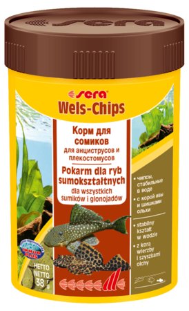 Фото - Корм для риб Sera Pokarm dla bocji i ryb sumokształtnych  Catfish Chips, 100 ml 