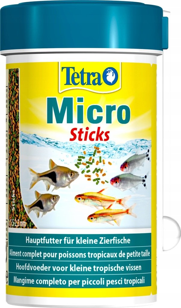 brak  danych Pokarm Wybarwiający dla Małych Rybek Tetra Micro Sticks 100ml