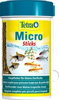 Pokarm Wybarwiający dla Małych Rybek Tetra Micro Sticks 100ml