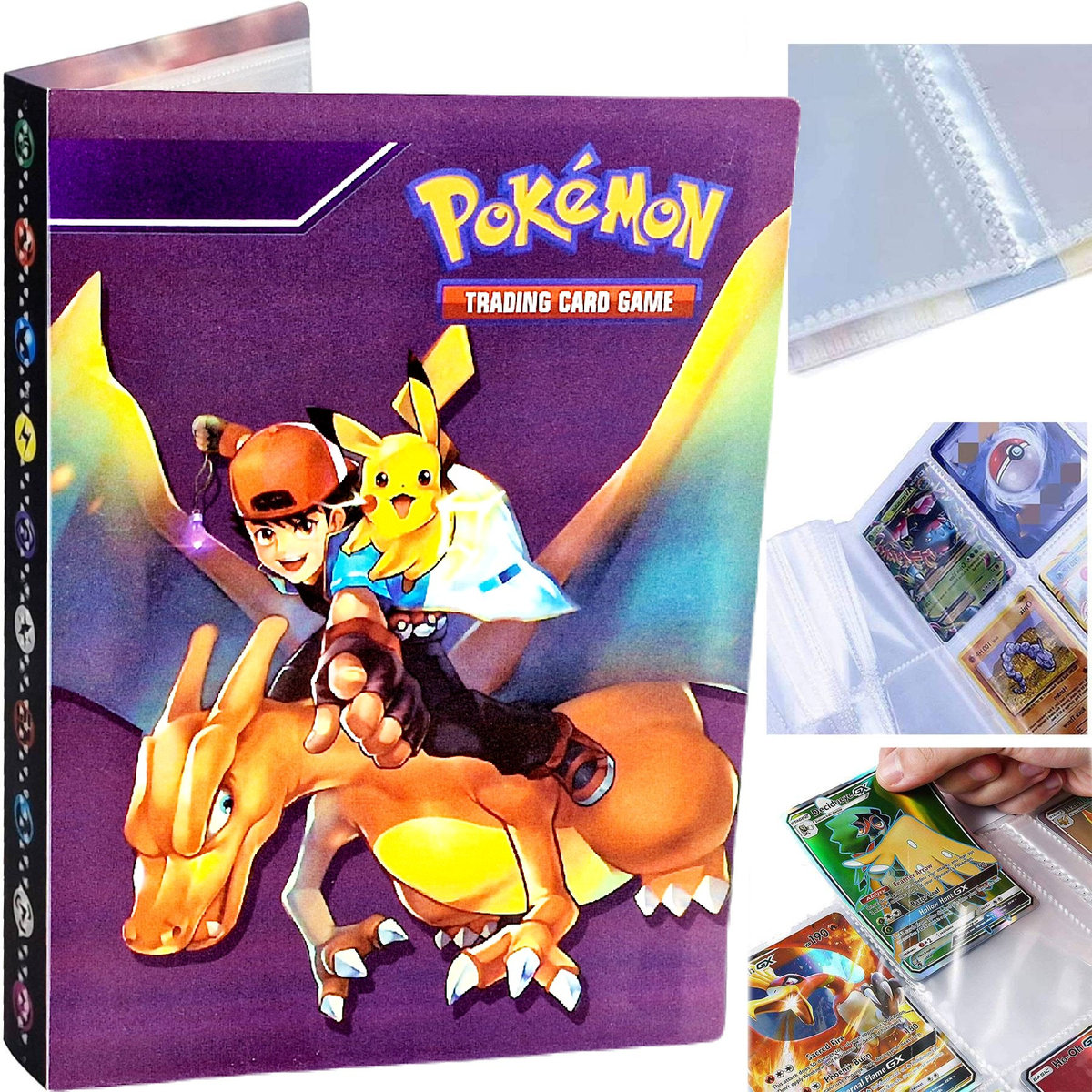 POKEMON ALBUM NA KARTY KOLEKCJONERSKIE DO GRY KLASER NA 120 KART ZESZYT
