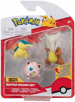POKEMON Battle Figure 3-pak - Cyndaquil + Jigglypuff + Marowak - Pokemon