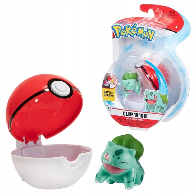 Pokemon Clip N Go Figurka Bulbasaur Pokeball Jazwares Sklep Empikcom