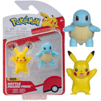 POKEMON Figurka Bitewna PIKACHU + SQUIRTLE - JAZWARES