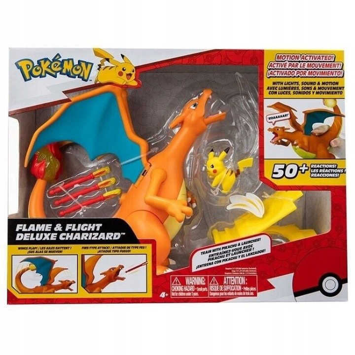 2021 Pokémon Charizard & Pikachu、2セット pokemon-figurka-deluxe-