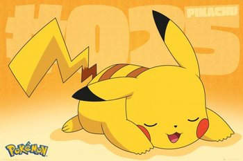 Pokemon Pikachu Asleep - plakat 91,5x61 cm - GBeye