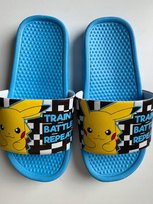 POKEMON PIKACHU MODNE KLAPKI DLA DZIECKA CHŁOPCA BASEN PŁYWALNIA DOMOWE 29