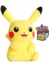 POKEMON PIKACHU ORYGINALNY MIĘKKA PODUSZKA MASKOTKA PLUSZAK 30 cm
