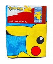 Pokemon PIKACHU Ręcznik plażowy 100% bawełna 70x140cm