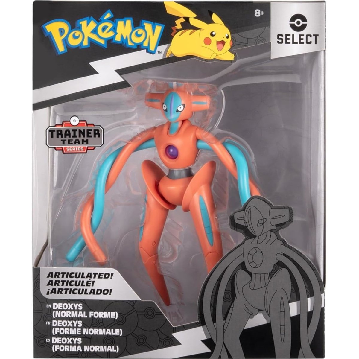 Normal Select Custom Phoenix POKEMON SELECT DELUXE JAZWARES ORYGINALNA FIGURKA DEOXYS (NORMAL FORME ...