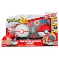 Pokemon SURPRISE ATTACK Squirtle vs Jiggypuff gra zręcznościowa JAZWARES, JAS POKEMON