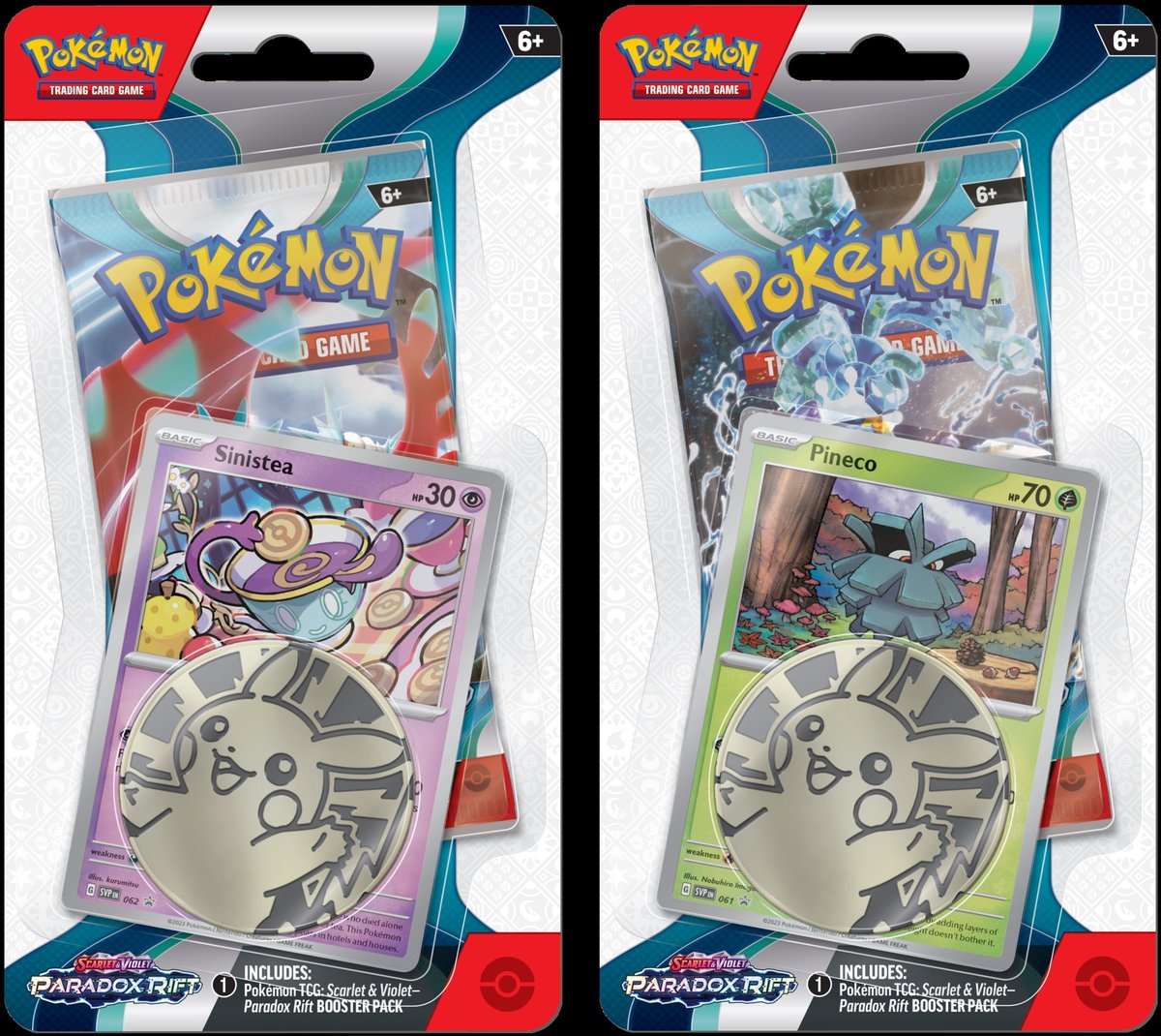 Pokemon TCG: 04 Scarlet And Violet Paradox Rift Checklane Blister - The ...