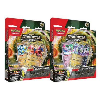 6 Sets Pokemon TCG Deluxe Battle Decks Koraidon / Miraidon Ex