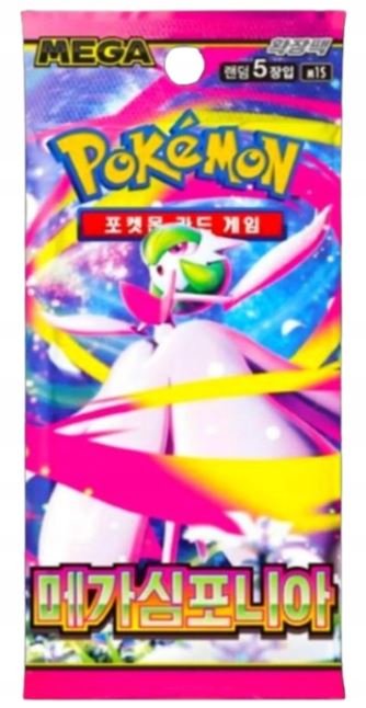Pokemon TCG: Mega - Symphonia - Booster Pack Koreański ORYGINAŁ