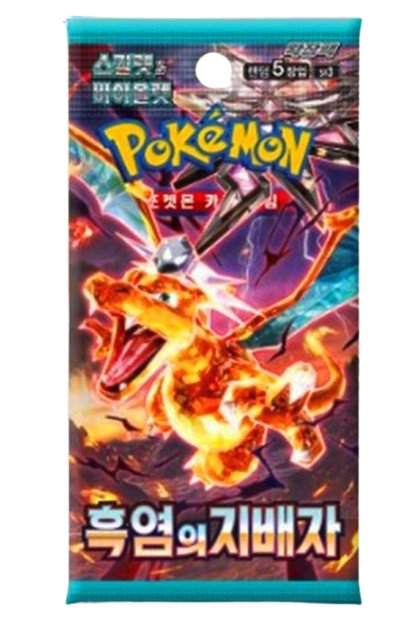 Pokemon TCG: Ruler of the Black Flame - Booster Pack Koreański KOR