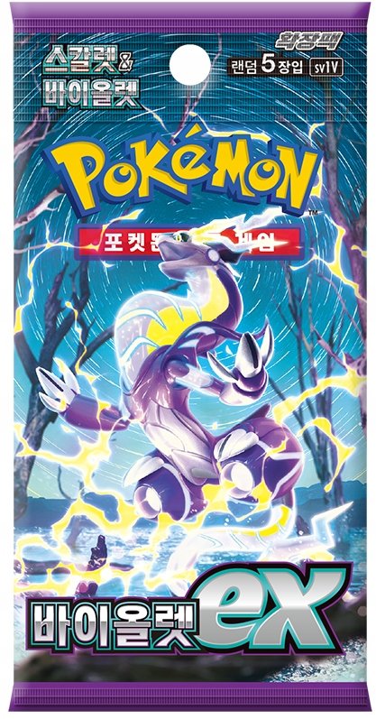 Pokemon TCG: Scarlet and Violet - Violet Ex - Booster Pack Koreański KOR