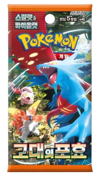 Pokemon TCG: Scarlet Violet - Ancient Roar - Booster Pack Koreański KOR