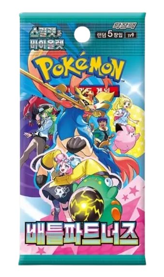 Pokemon TCG: Scarlet Violet - Battle Partners - Booster Pack Koreański KOR
