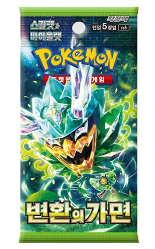 Pokemon TCG: Scarlet Violet - Mask of Change - Booster Pack Koreański KOR