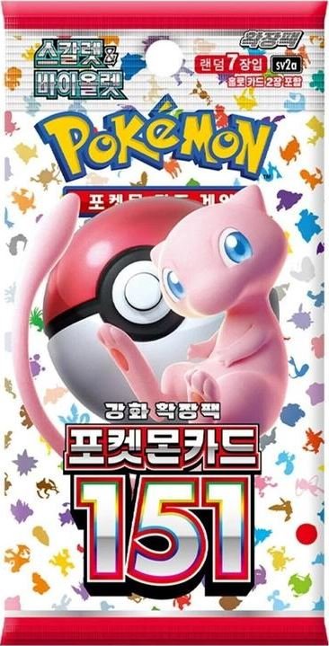 Pokemon TCG: Scarlet Violet - Pokemon 151 - Booster Pack Koreański KOR