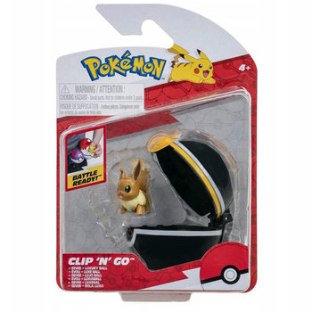 Pokemon, Zestaw figurek Pokemon: CLIPNGO, Eevee & Luxury Ball W13, Battle Figure! - Pokemon
