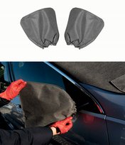 POKROWCE ANTYSZRONOWE NA LUSTERKA PRZED ŚNIEGIEM MROZEM LODEM 30X30CM