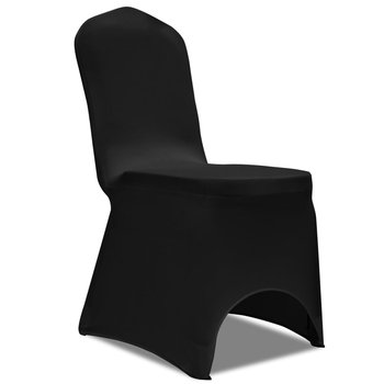Pokrowce na krzesła - czarne, 100 sztuk, do krzese - Zakito Europe