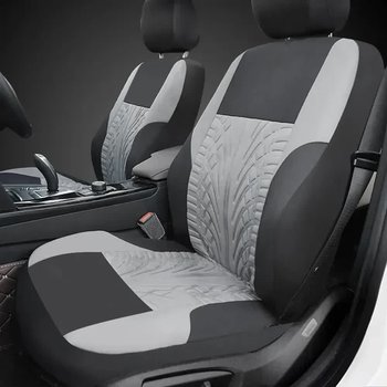 Pokrowce Samochodowe na Fotele Zestaw Uniwersalne Czarny Szare - Inny producent