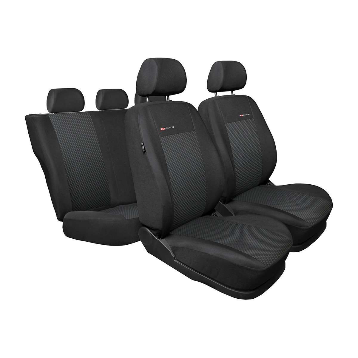 Pokrowce szyte na miarę do Opel Corsa D (5-drzwiowy) (2006-2011) - Auto-Dekor - ELEGANCE - P-3