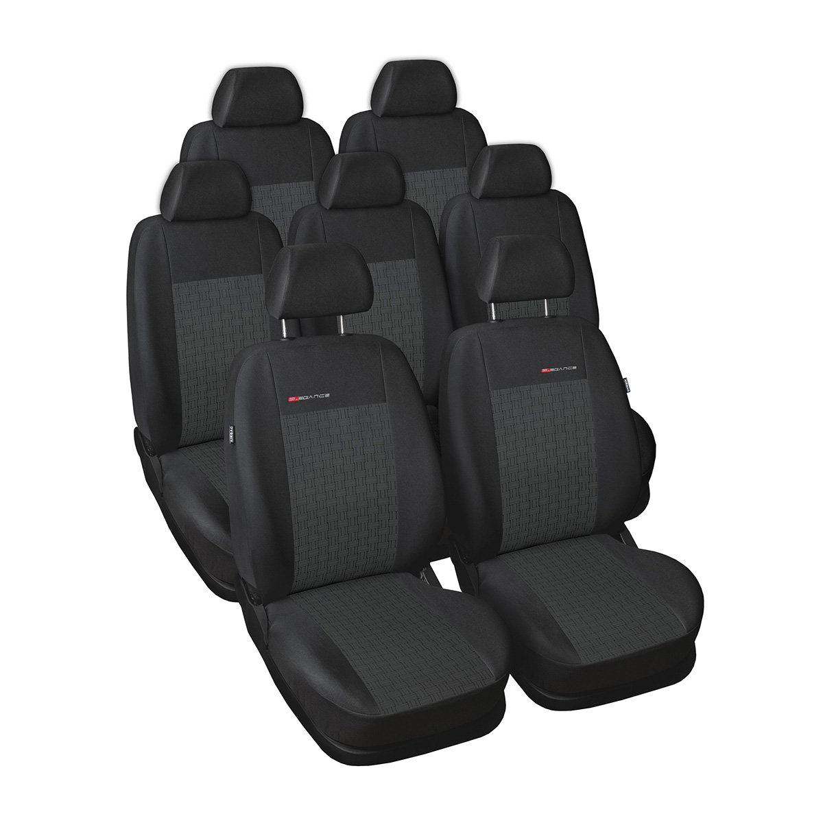 Pokrowce szyte na miarę do Opel Zafira C Tourer (7 osobowy) (2011-2019) - Auto-Dekor - ELEGANCE - P-1