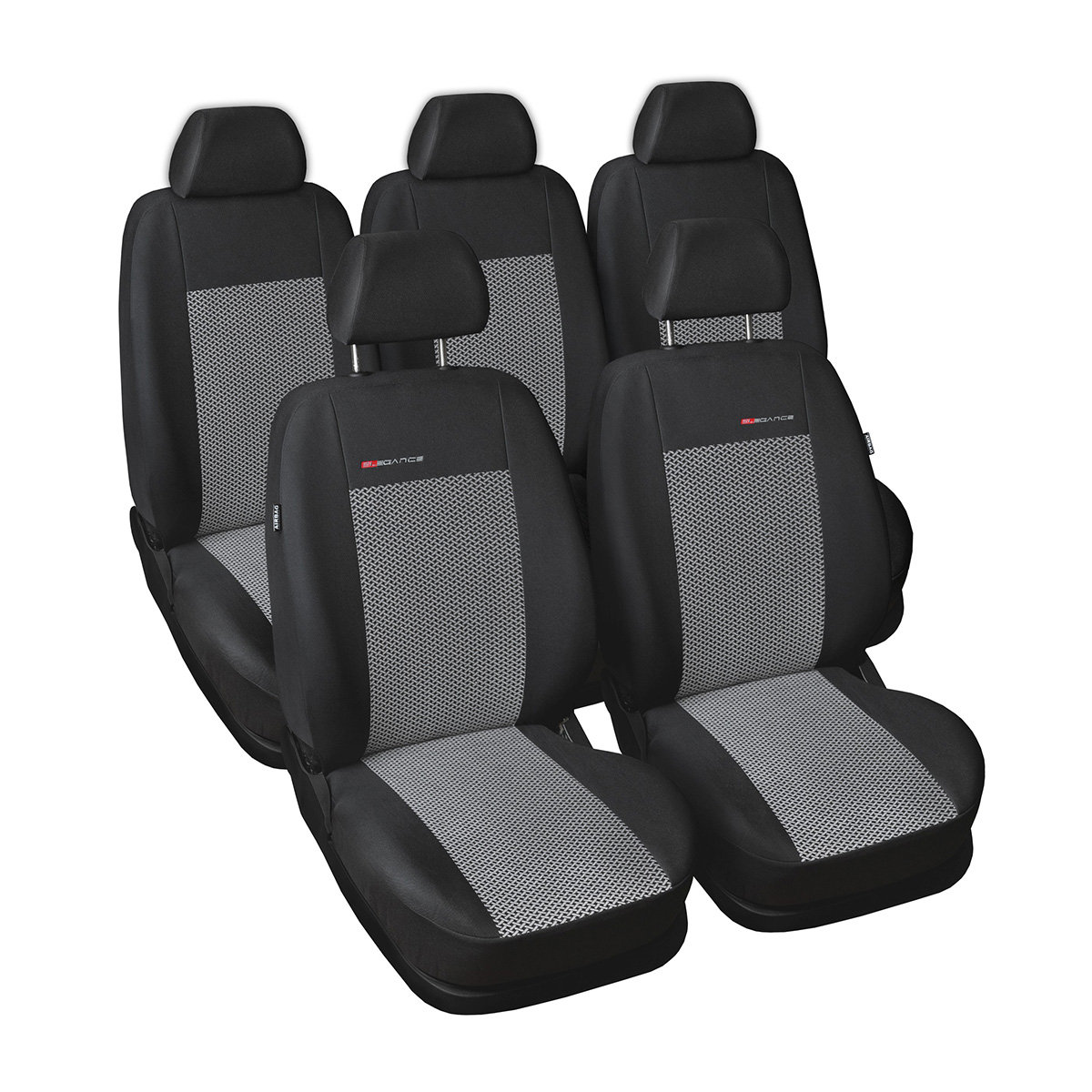 Pokrowce szyte na miarę do Toyota Corolla Verso II (2007-2009) - Auto-Dekor - ELEGANCE - P-2