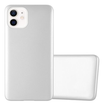 Pokrowiec Do Apple iPhone 12 MINI w METALLIC SREBRNY Etui TPU Silikon Obudowa Ochronny Case Cover Cadorabo - Cadorabo