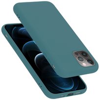 Pokrowiec Do Apple iPhone 13 MINI Etui w LIQUID ZIELONY TPU Silikon Case Cover Obudowa Ochronny Cadorabo Cadorabo