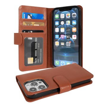 Pokrowiec Do Apple Iphone 13 Pro Max W Brązowy Koniak Etui Ochronny Magnet Obudowa Case Cover Cadorabo - Cadorabo