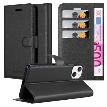 Pokrowiec Do Apple iPhone 14 PLUS w CZARNY PHANTOM Etui Portfel Obudowa Ochronny Case Cover Cadorabo - Cadorabo