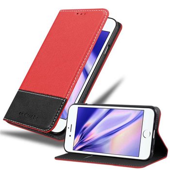 Pokrowiec Do Apple iPhone 6 PLUS / 6S PLUS w Etui CZERWONO CZARNY Obudowa Portfel Case Cover Cadorabo - Cadorabo