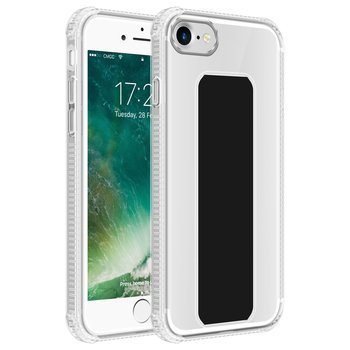 Pokrowiec Do Apple iPhone 7 / 7S / 8 / SE 2020 w CZARNY Etui z uchwytem Obudowa Case Cover Cadorabo - Cadorabo