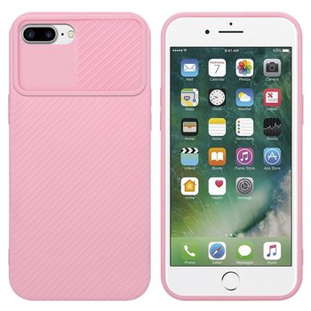 Pokrowiec Do Apple iPhone 7 PLUS / 7S PLUS / 8 PLUS Etui w Bonbon róża Obudowa Case Cover Ochrona kamery Cadorabo - Cadorabo