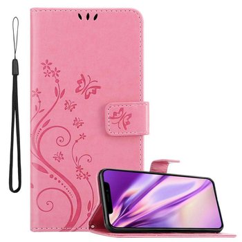 Pokrowiec Do Apple iPhone X / XS w Etui RÓŻ KWIATOWY Kwiaty Portfel Obudowa Case Cover Cadorabo - Cadorabo