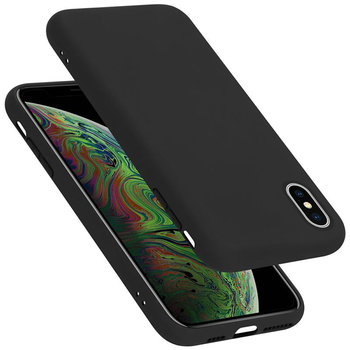 Pokrowiec Do Apple iPhone XS MAX Etui w LIQUID CZARNY TPU Silikon Case Cover Obudowa Ochronny Cadorabo - Cadorabo