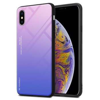 Pokrowiec Do Apple iPhone XS MAX Etui w RÓŻOWO - NIEBIESKI TPU Obudowa Case Cover Plecki Ochronny Cadorabo - Cadorabo