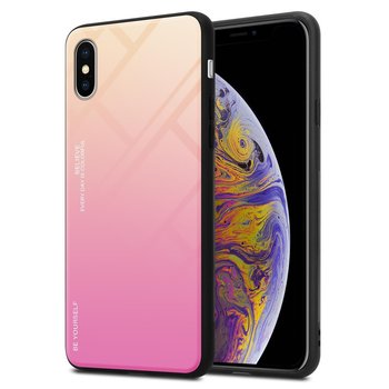 Pokrowiec Do Apple iPhone XS MAX Etui w ŻÓŁTO - RÓŻOWY TPU Obudowa Case Cover Plecki Ochronny Cadorabo - Cadorabo