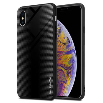 Pokrowiec Do Apple iPhone XS MAX w CZARNY OPAL  TPU Etui Ochronny Case Cover Obduowa Silikon Cadorabo - Cadorabo