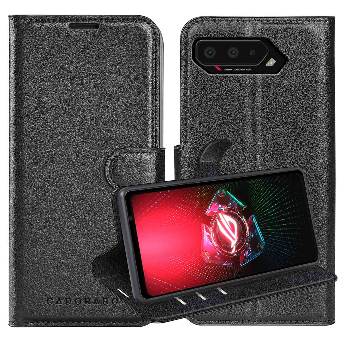 Funda | CADORABO Funda magnética invisible, Compatible con Asus ROG Phone 3, MARRÓN CAFÉ