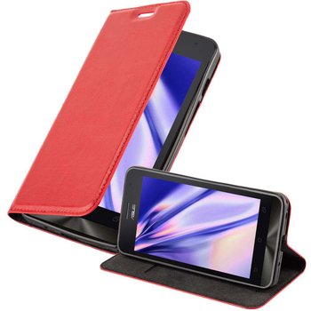 Pokrowiec Do Asus ZenFone 5 2014 w CZERWONE JABŁKO Etui Obudowa Ochronny Case Cover Portfel Cadorabo - Cadorabo