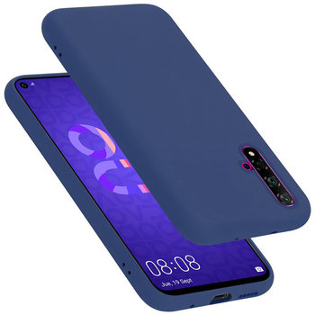 Pokrowiec Do Honor 20 / 20S / Huawei NOVA 5T Etui w LIQUID NIEBIESKI TPU Silikon Case Cover Obudowa Ochronny Cadorabo - Cadorabo