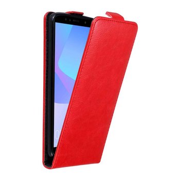 Pokrowiec Do Honor 7A / Huawei Y6 PRIME 2018 w Etui CZERWONE JABŁKO  Flip Case Cover Obudowa Ochronny Cadorabo - Cadorabo