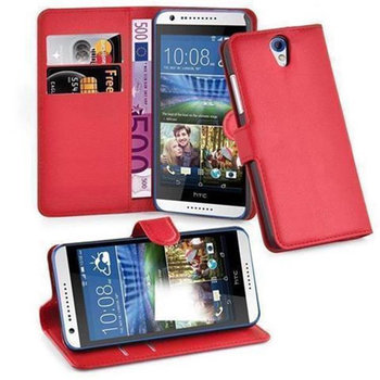 Pokrowiec Do HTC Desire 620 w KARMINOWY CZERWONY Etui Portfel Obudowa Ochronny Case Cover Cadorabo - Cadorabo