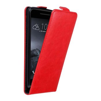 Pokrowiec Do HTC ONE A9 w Etui CZERWONE JABŁKO  Flip Case Cover Obudowa Ochronny Cadorabo - Cadorabo