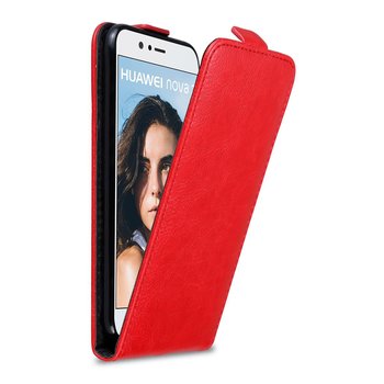 Pokrowiec Do Huawei NOVA 2 w Etui CZERWONE JABŁKO  Flip Case Cover Obudowa Ochronny Cadorabo - Cadorabo