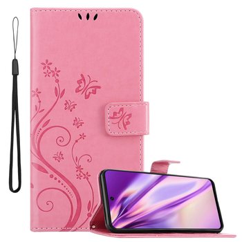 Pokrowiec Do Huawei P SMART 2021 w Etui RÓŻ KWIATOWY Kwiaty Portfel Obudowa Case Cover Cadorabo - Cadorabo